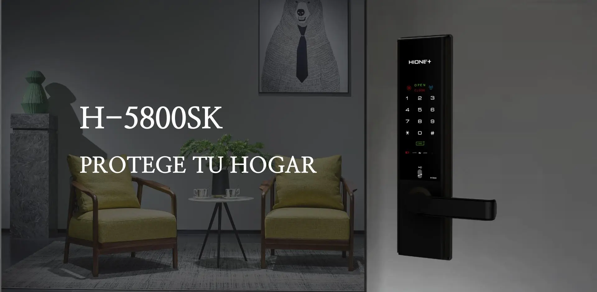 Cerradura inteligente H-5800SK_Hogar_Seguro